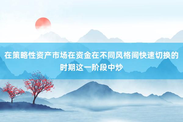在策略性资产市场在资金在不同风格间快速切换的时期这一阶段中炒